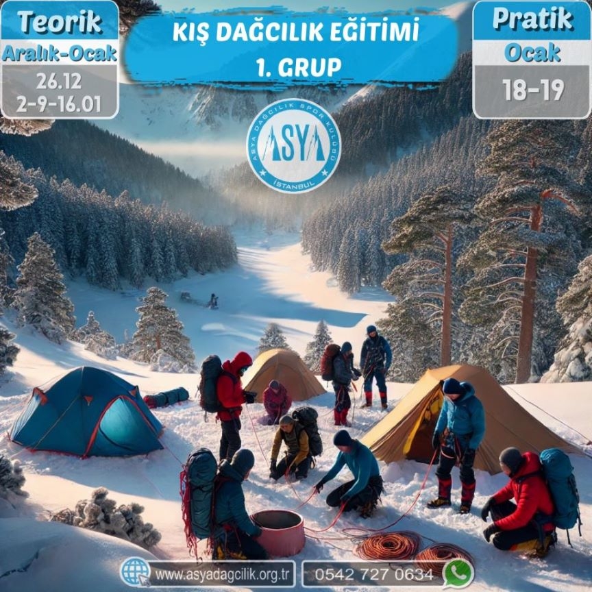 KIŞ DAĞCILIK EĞİTİMİ 1. GRUP