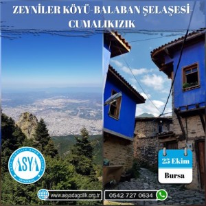 ZEYNİLER KÖYÜ-BALABAN ŞELAŞESİ-CUMALIKIZIK